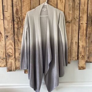 Barefoot Dreams Ombre‎ Bamboo Chic Lite Wrap Boho Cozy Cardigan Size S/M